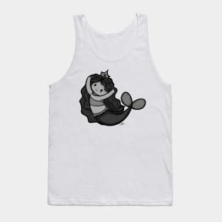 Cute Mermaid Illustration Tank Top